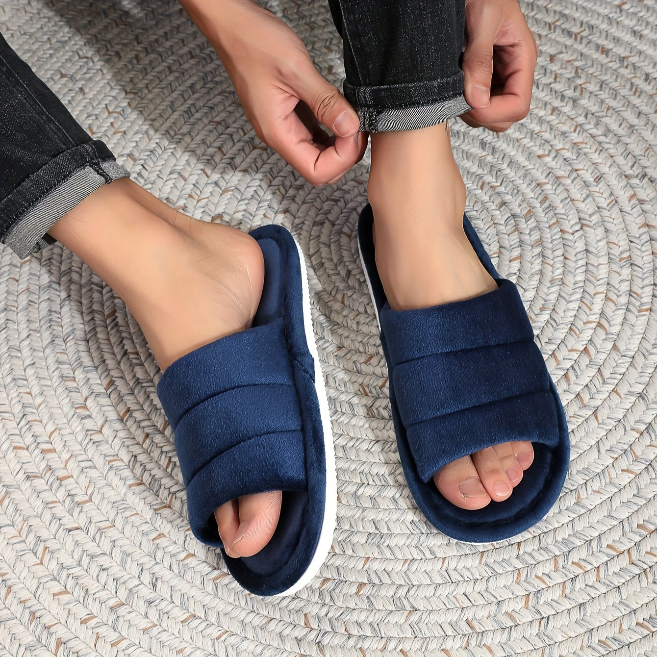 Ruel - Warme, comfortabele slippers voor mannen