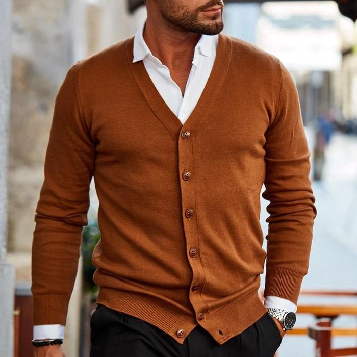 Knox - Casual cardigan voor heren