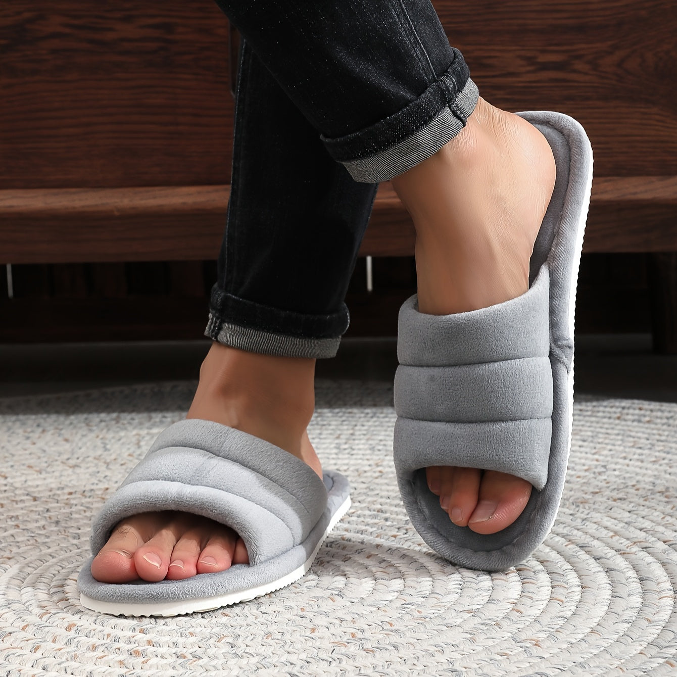 Ruel - Warme, comfortabele slippers voor mannen