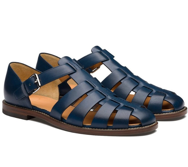 Caleb - Leren sandalen