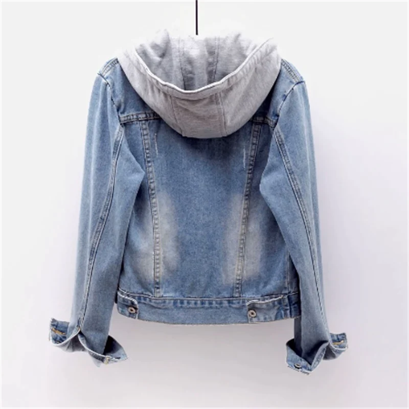 Bianca - Denim jas met capuchon