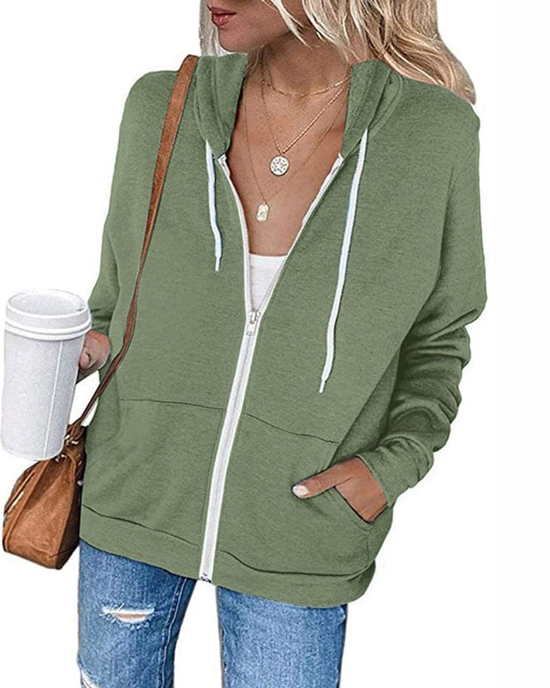 Talyra - Dames Zipped Hoodie