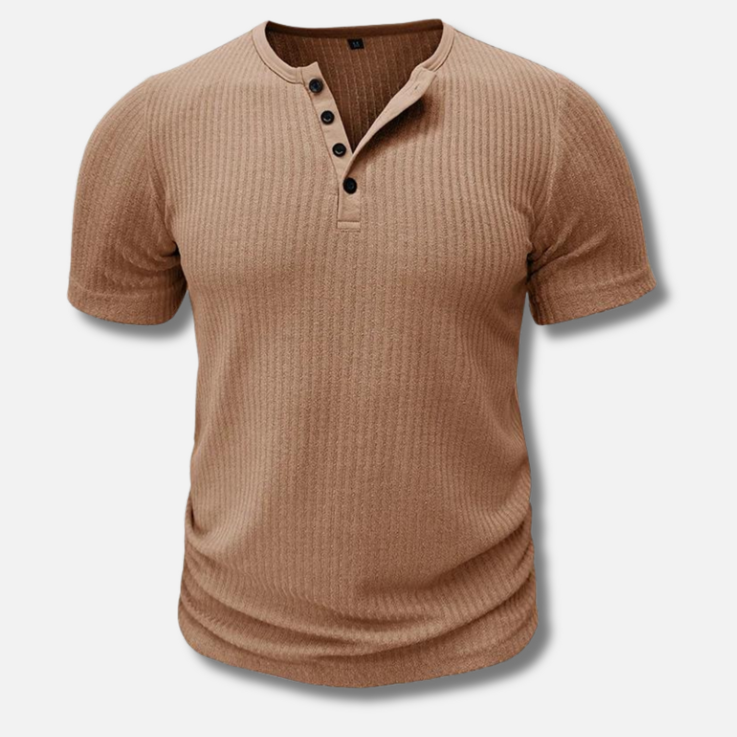 Noli – Muscle Fit Henley T-shirt Voor Mannen