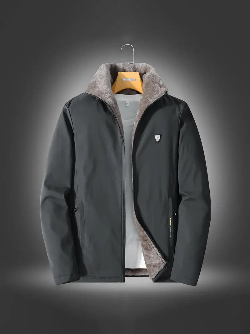 Oryx - Warme Winterjas voor Heren - Casual Fleece Jas met Opstaande Kraag