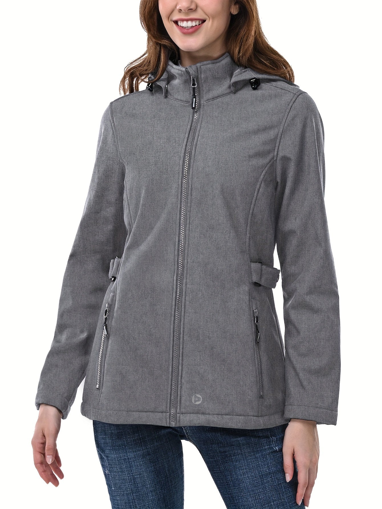 Iya - Softshell jack voor dames: ademend, waterafstotend en winddicht