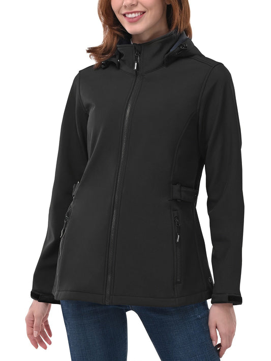 Iya - Softshell jack voor dames: ademend, waterafstotend en winddicht