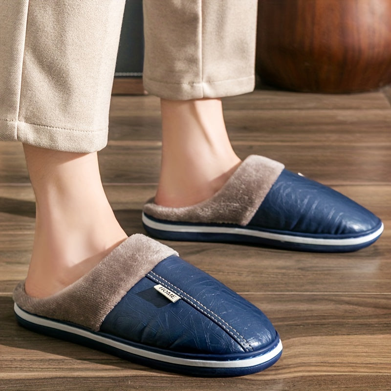 Larry - Warme, knusse klassieke huis slippers voor mannen