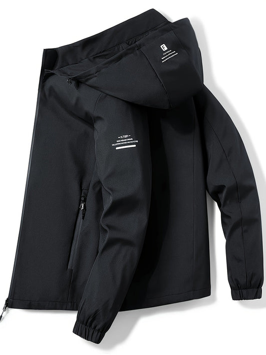 Vrix - Deze softshell jas voor heren is ademend, waterafstotend en winddicht.