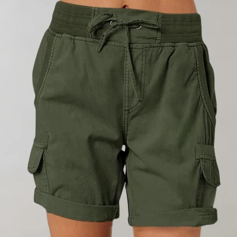 Sarah - Dames shorts met hoge taille