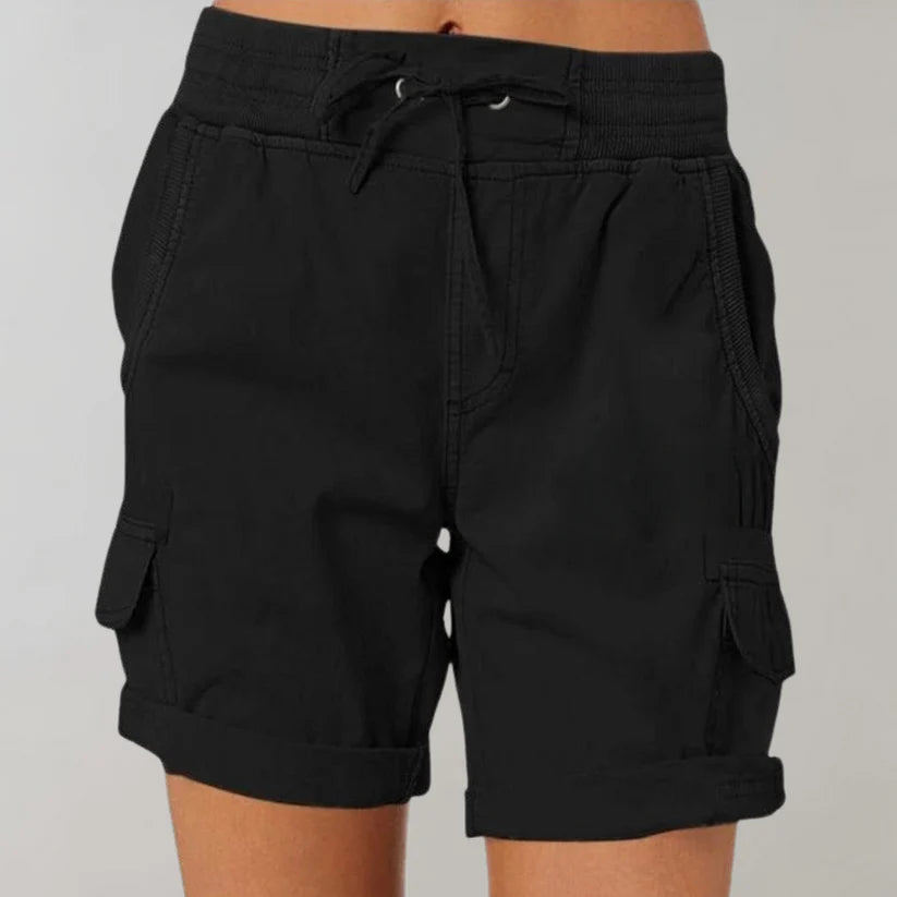 Sarah - Dames shorts met hoge taille