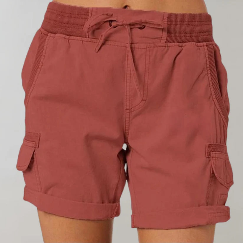 Sarah - Dames shorts met hoge taille