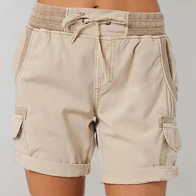 Sarah - Dames shorts met hoge taille