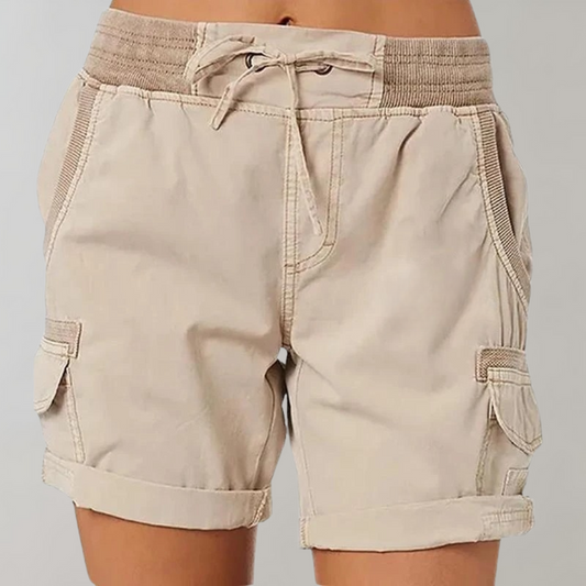 Elia - Verhoogde shorts met hoge taille voor dames