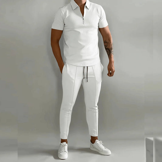 Lindon -  Elegante herenset bestaande uit polo en elegante broek