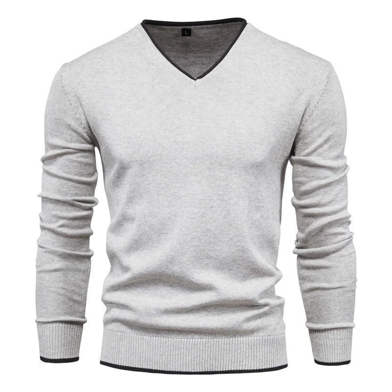 Michael - Slim Fit Sweater met V