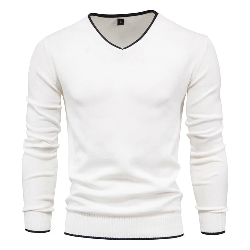 Michael - Slim Fit Sweater met V