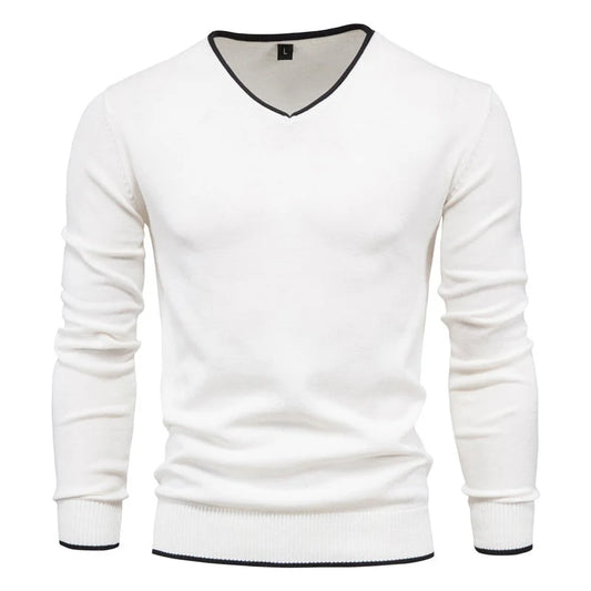 Michael - Slim Fit Sweater met V