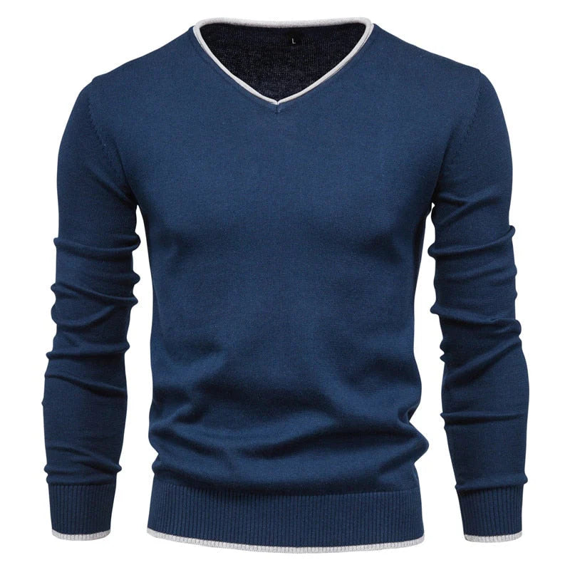 Michael - Slim Fit Sweater met V