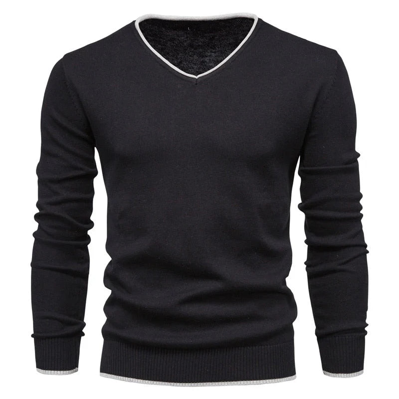 Michael - Slim Fit Sweater met V