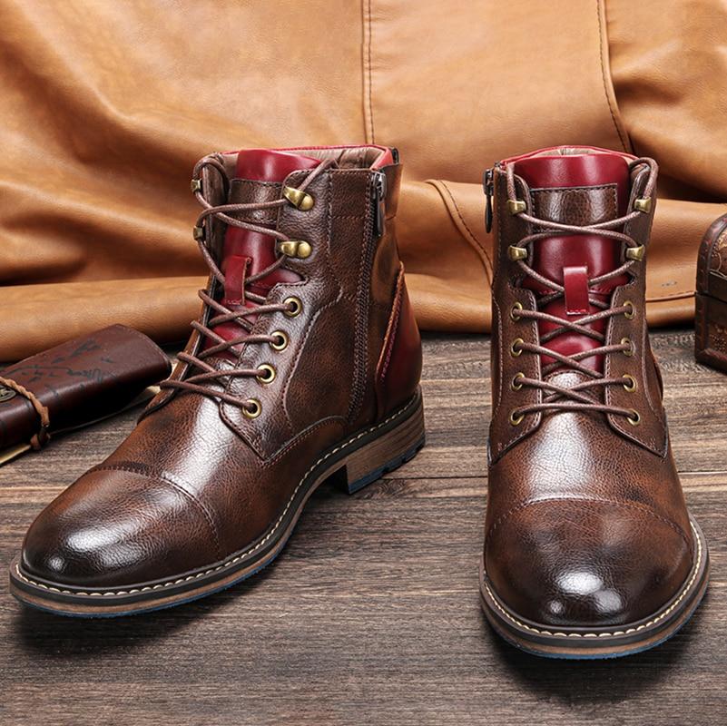 Evan - Oxford Boots Premium hoge leren laarzen voor heren