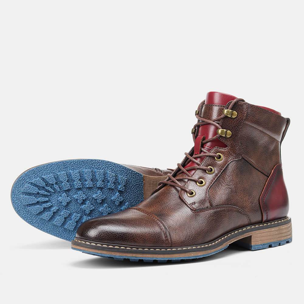 Evan - Oxford Boots Premium hoge leren laarzen voor heren