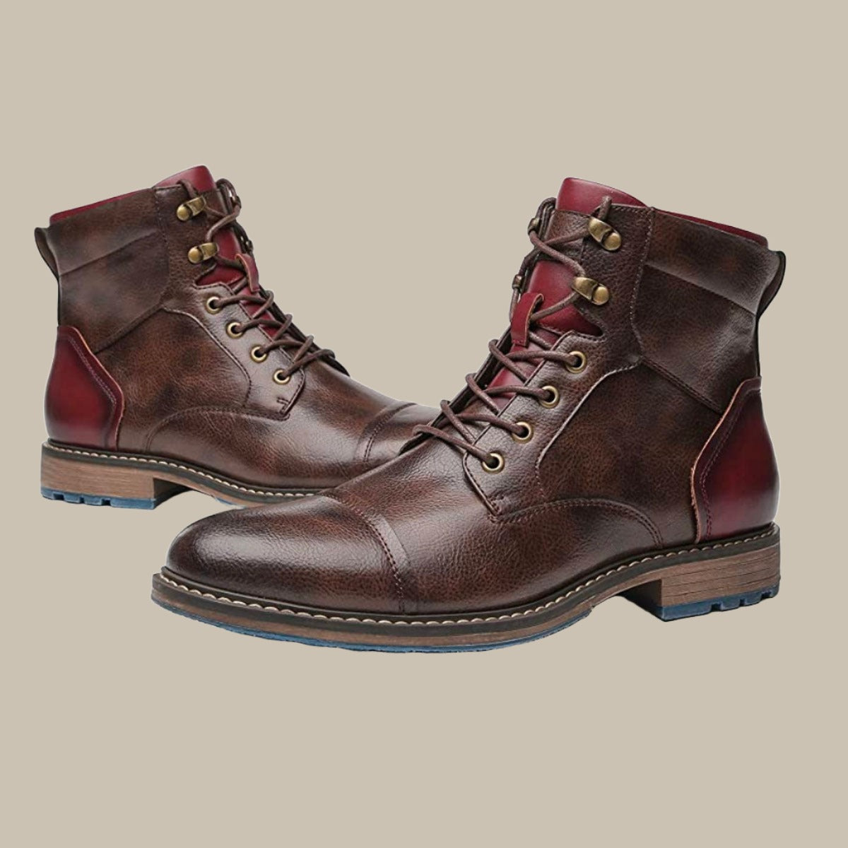 Evan - Oxford Boots Premium hoge leren laarzen voor heren