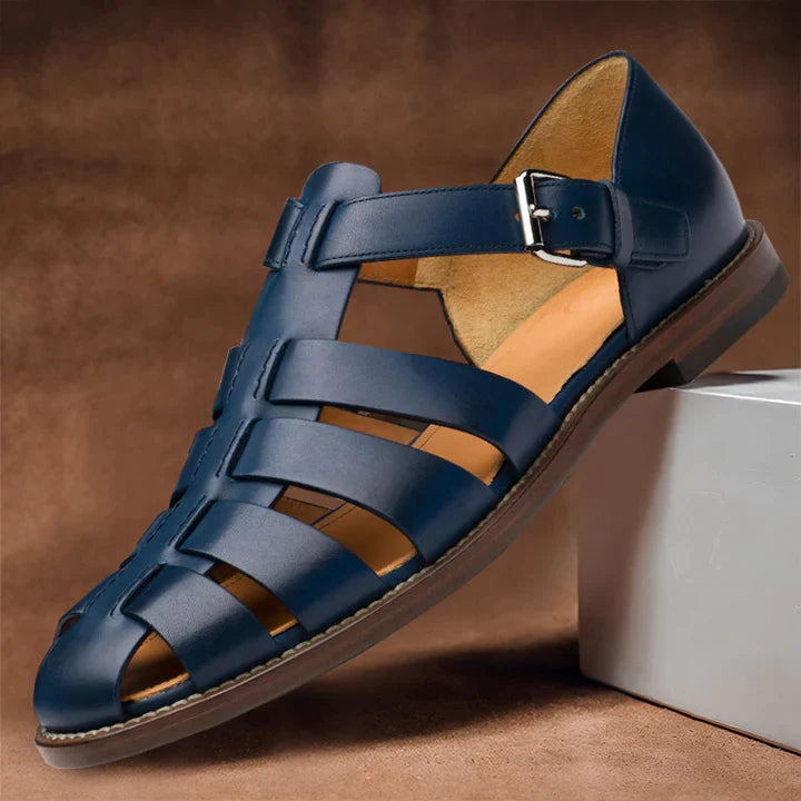 Andrei - Klassieke leren herensandalen voor stijl en comfort