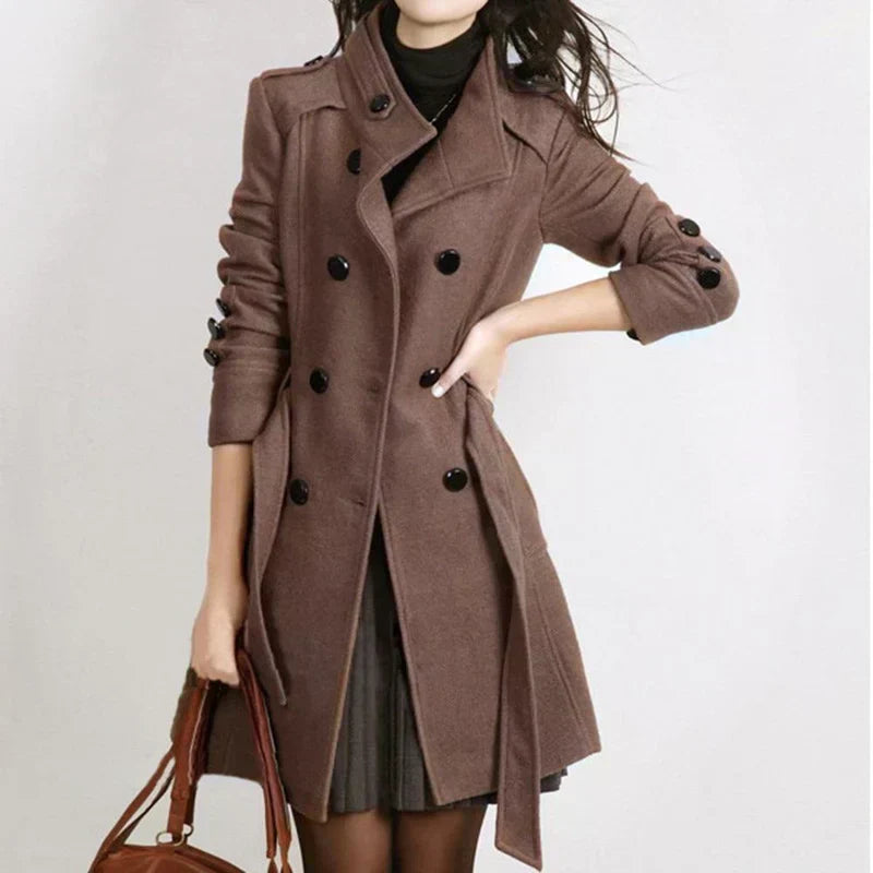 Yulia - Eleganter Trenchcoat voor Dames