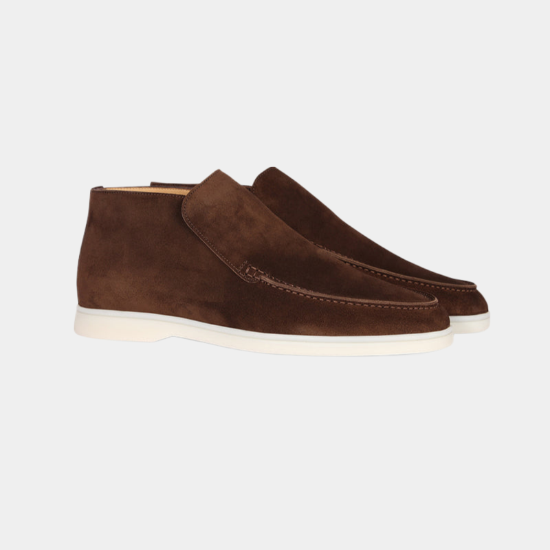 Yvan - Kalfssuède loafers