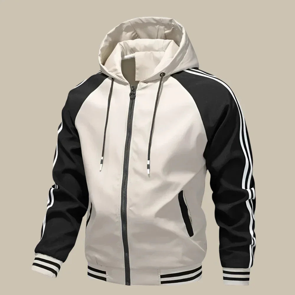 Morris - Casual hoodie met rist heren