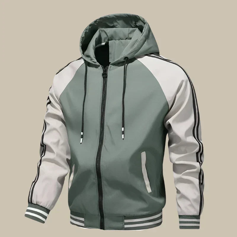 Morris - Casual hoodie met rist heren