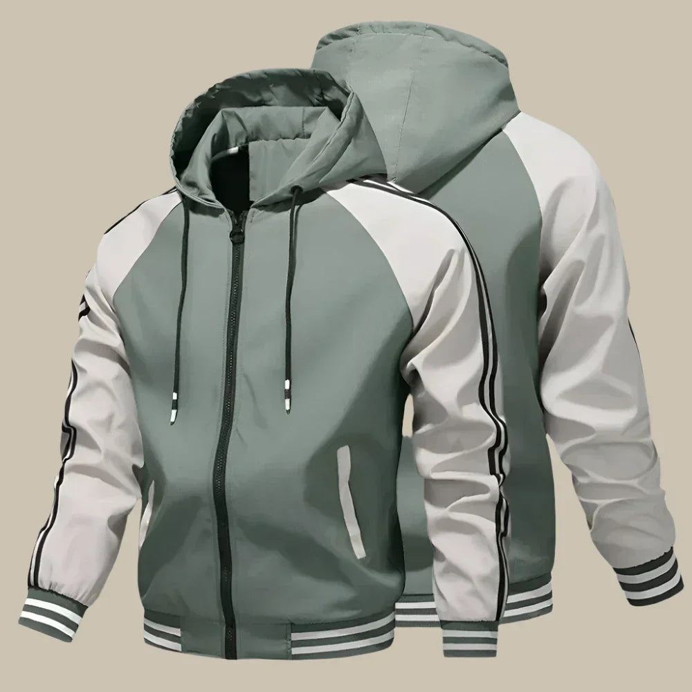 Morris - Casual hoodie met rist heren