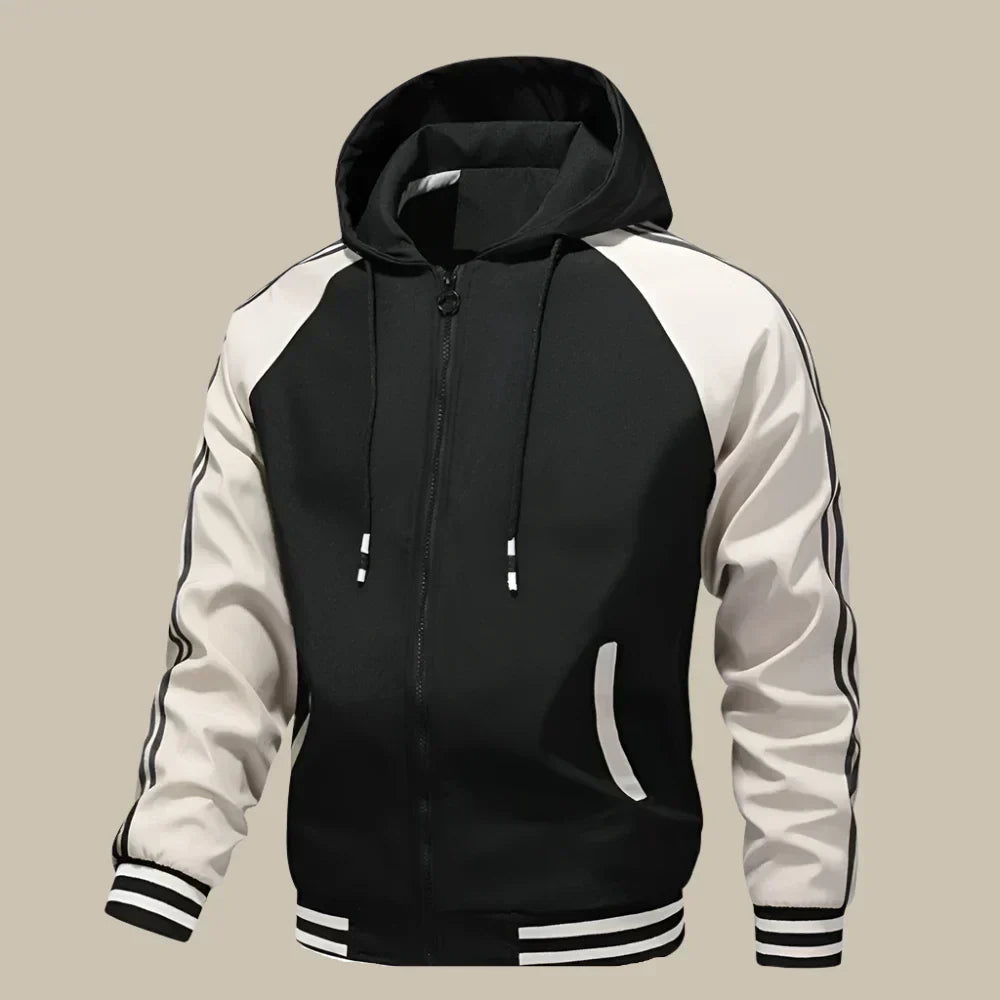 Morris - Casual hoodie met rist heren