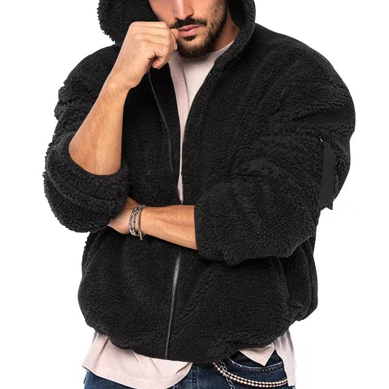 Eladio - Casual teddy winterjas voor mannen