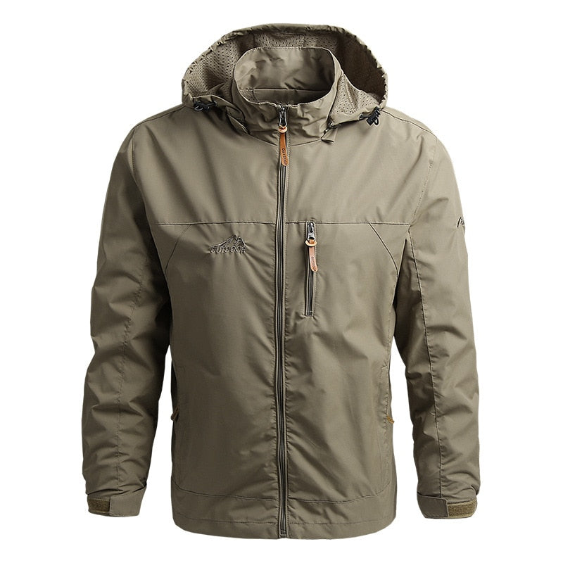 Cadric - Heren Outdoorjas met Capuchon