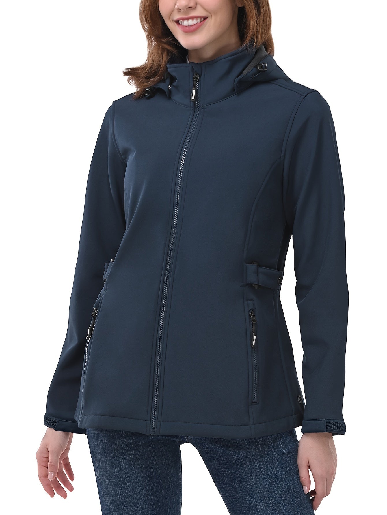 Iya - Softshell jack voor dames: ademend, waterafstotend en winddicht