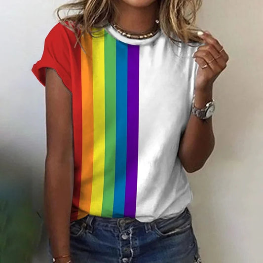 Elsie - Stijlvol regenboogshirt