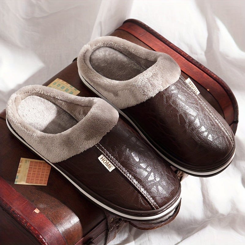 Larry - Warme, knusse klassieke huis slippers voor mannen