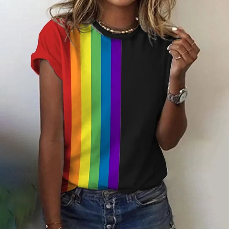 Elsie - Stijlvol regenboogshirt