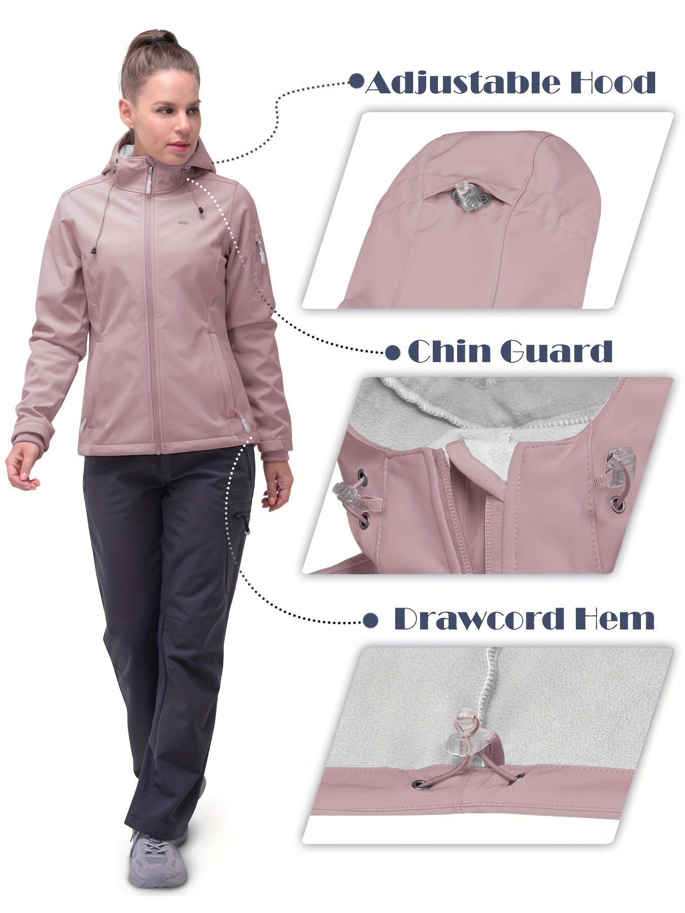 Bria - Water- en winddichte Softshell jas voor Dames