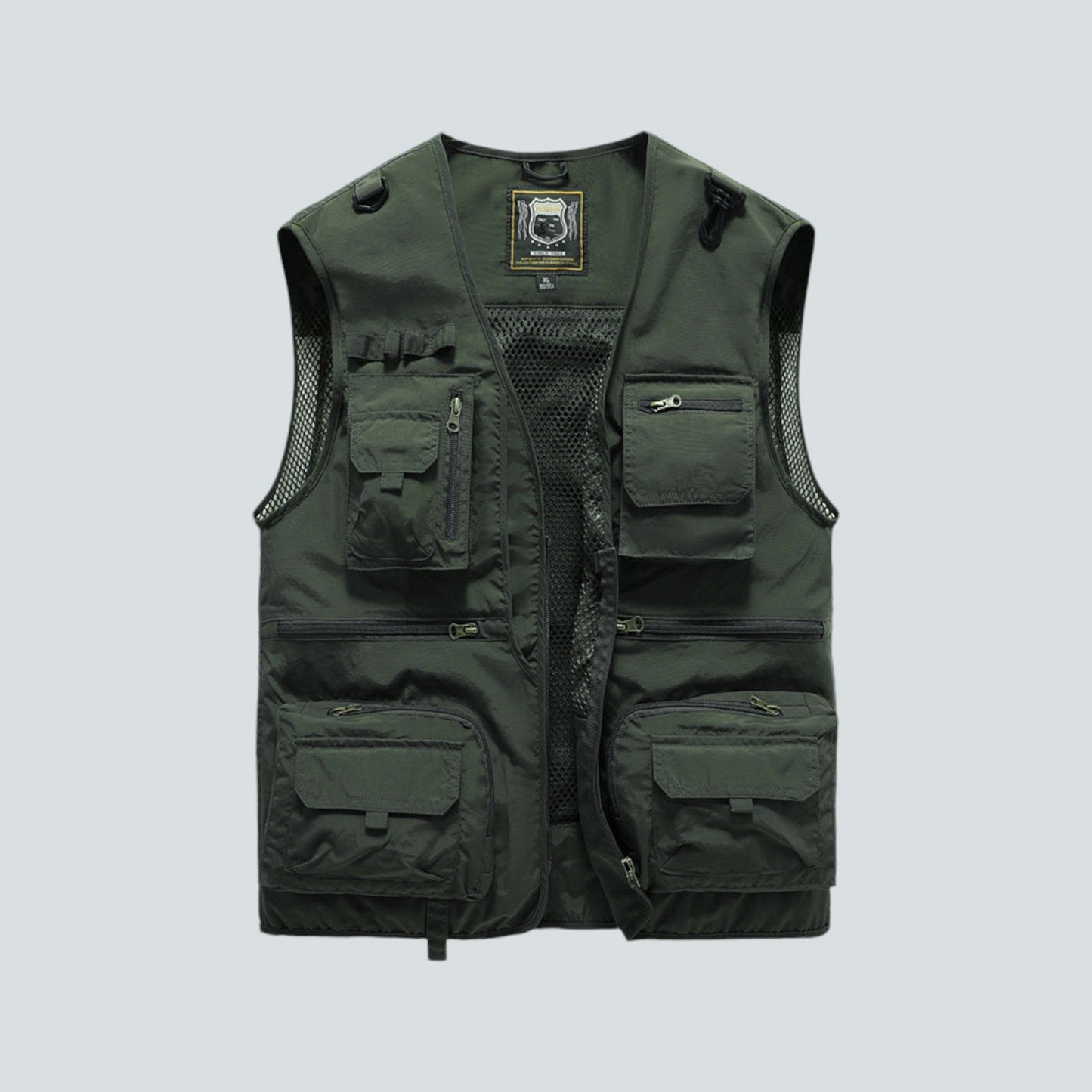 Cassian - Veelzijdige cargo bodywarmer van mesh